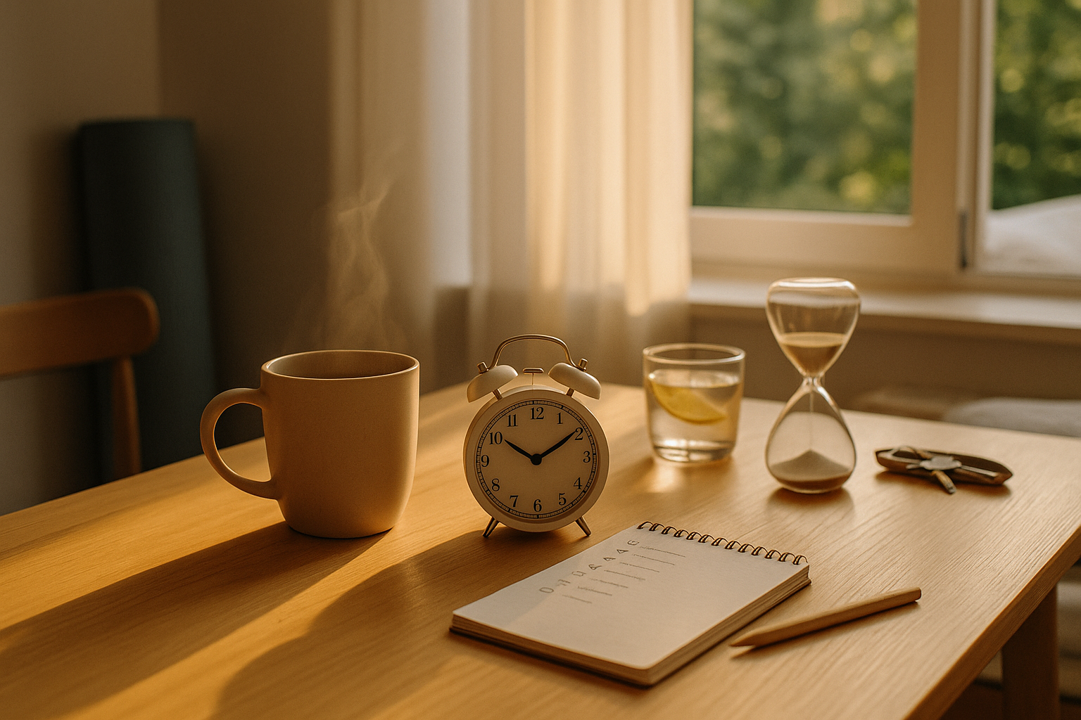 Poranne 20 minut, które porządkują cały dzień minimalistyczna rutyna bez aplikacji