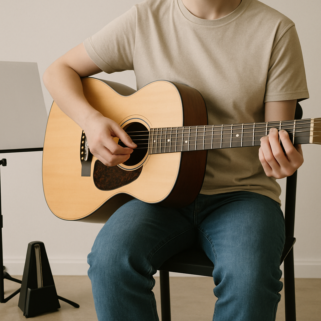 jak zaczac grac na gitarze akustycznej